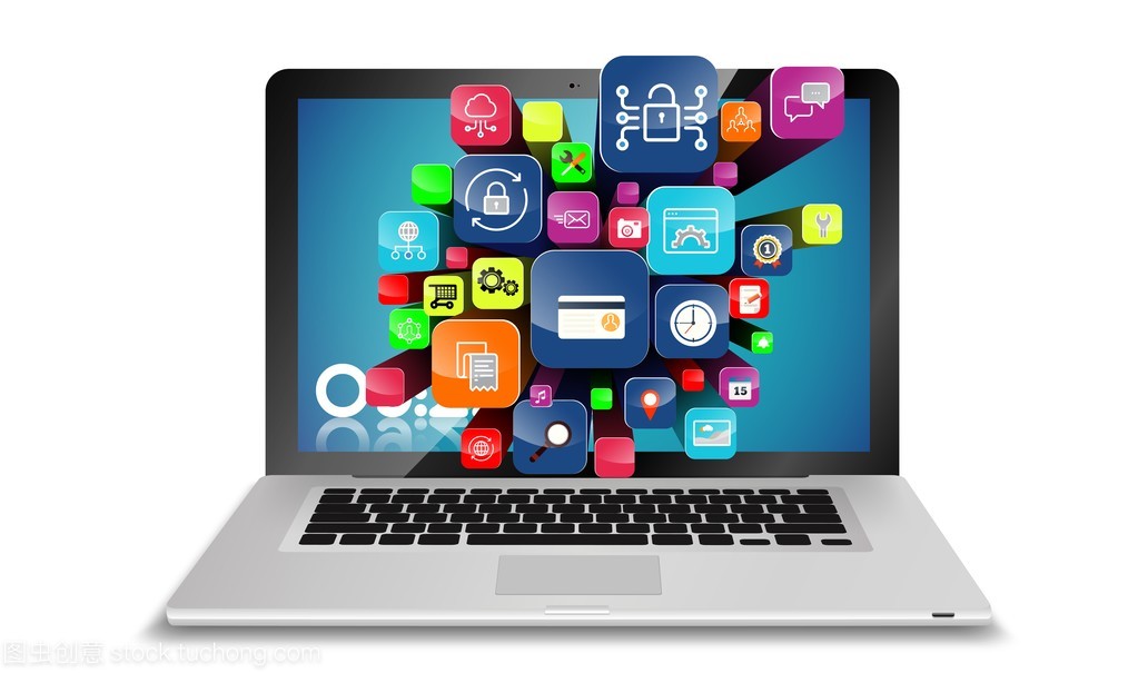 翱翔于數(shù)字云端 飛行應用圖標與筆記本電腦的3D革命
